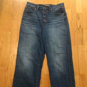 Madewell Slim-Wide Leg Crop Size 28